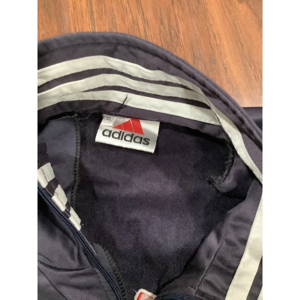 VTNG Adidas Men's Track/Soccer Jacket Full Zip Three Stripes XL